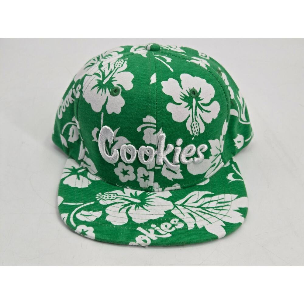Cookies SF Waimea Green Tropical Island Snapback Hat 100% Authentic Berner
